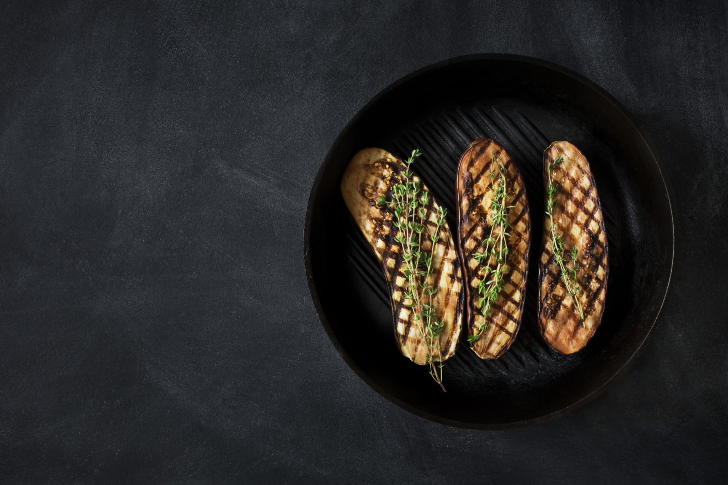 Aubergines grillées