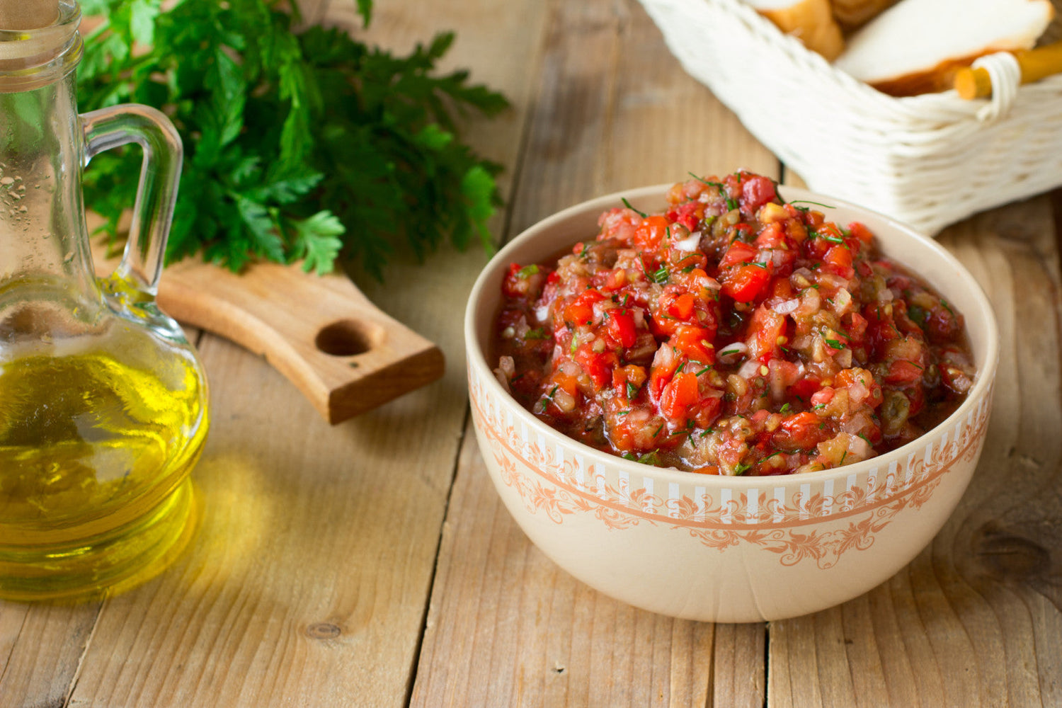 Caviar d’aubergines et tomates