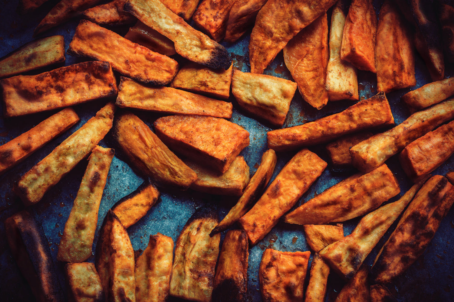 Frites de patates douces au paprika