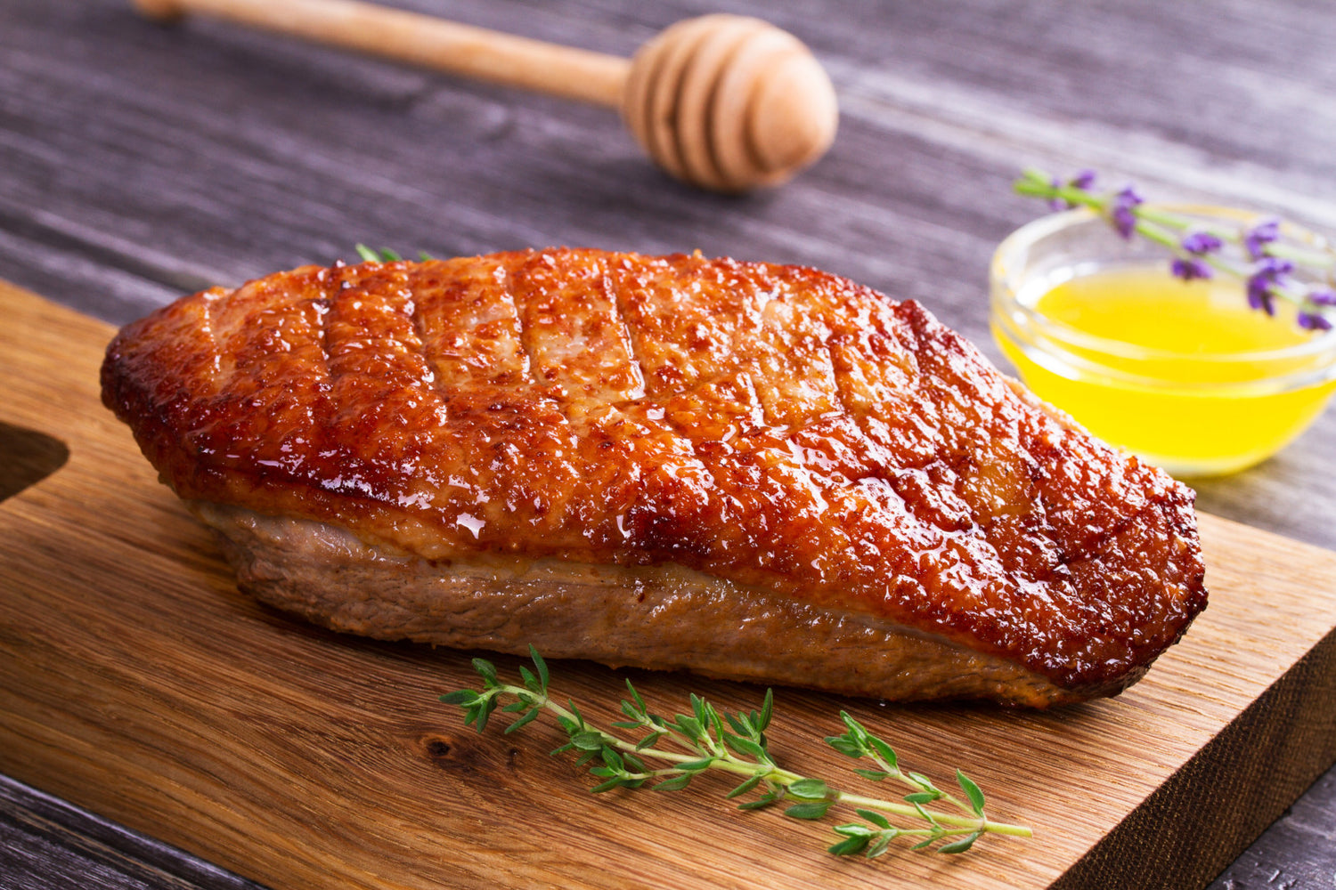 Magret de canard aux fruits