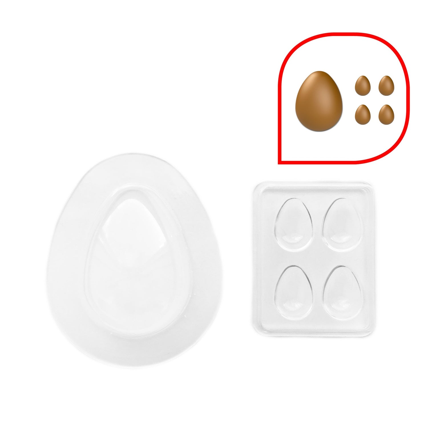 Moule œufs en chocolat
