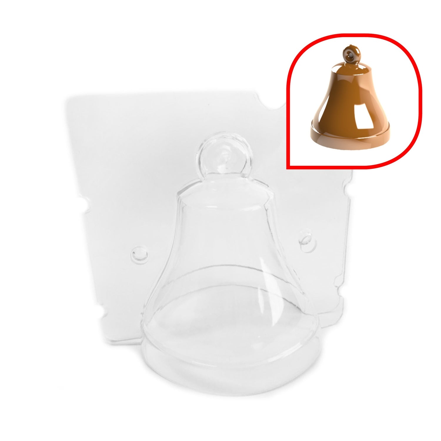 Moule cloches en chocolat