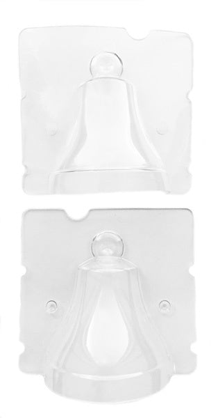 Moules en plastique transparent.