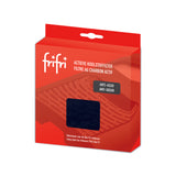 Emballage rouge pour filtre à charbon actif Frifri.