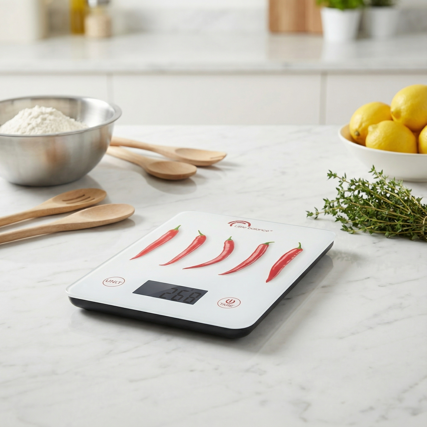Balance culinaire Piment White