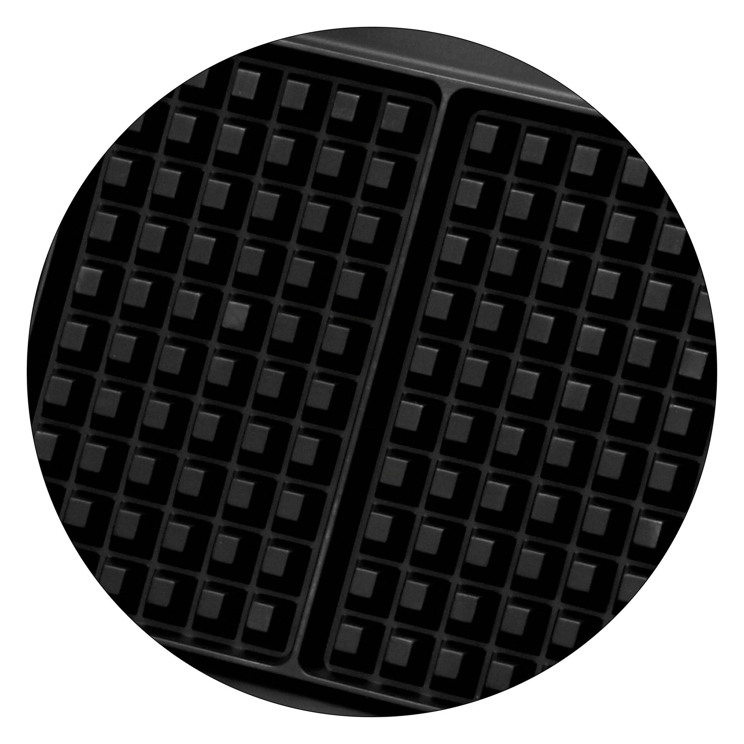 Gaufrier noir.