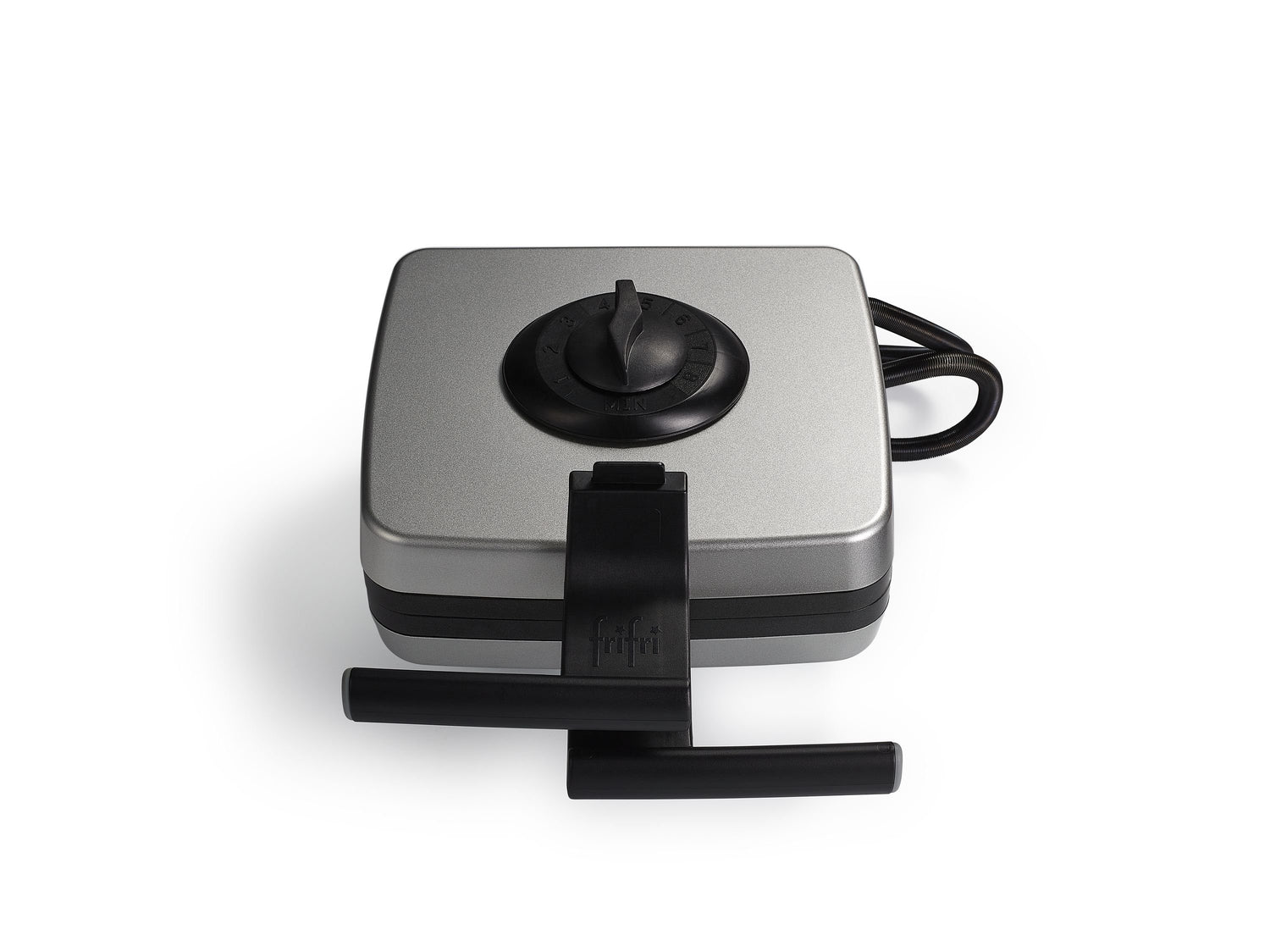 Gaufrier gris et noir.