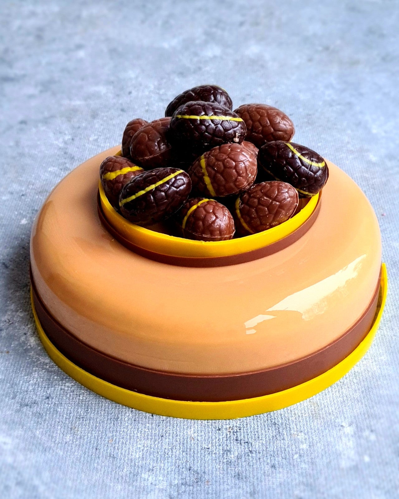 Entremets praliné - citron de Valériane Greban