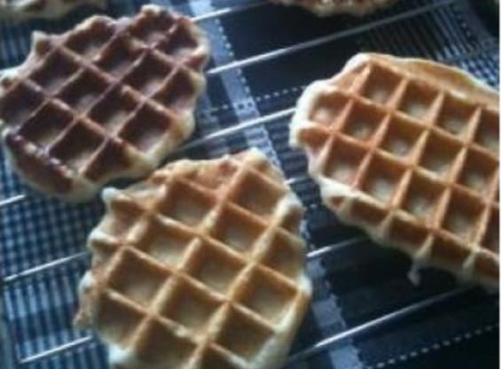Gaufres liégeoises à la cannelle