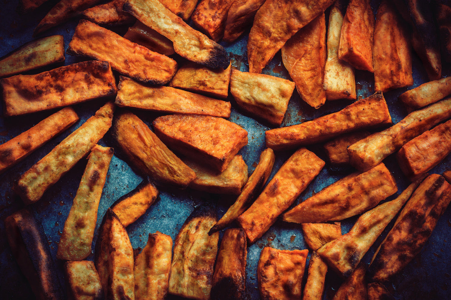 Frites de patates douces au paprika