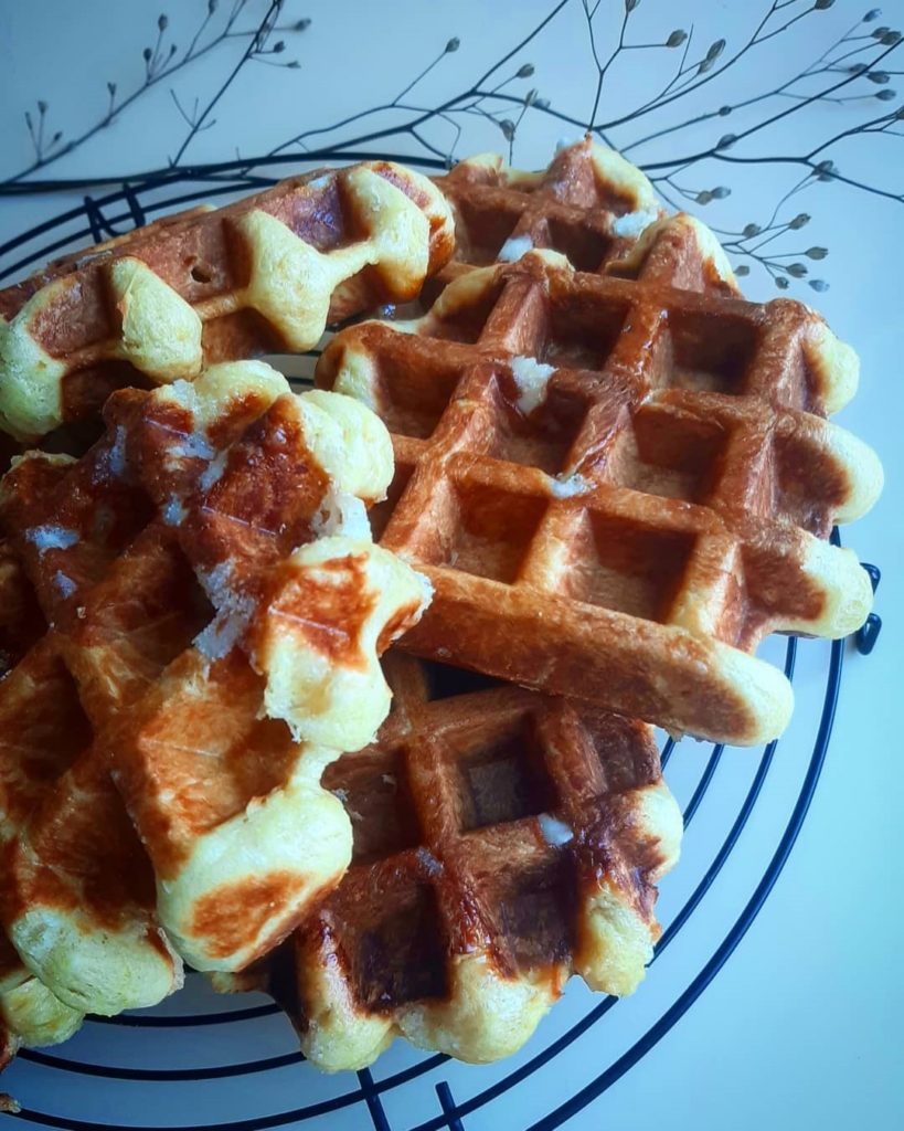 Recette des Gaufres de Liège de Valériane Greban