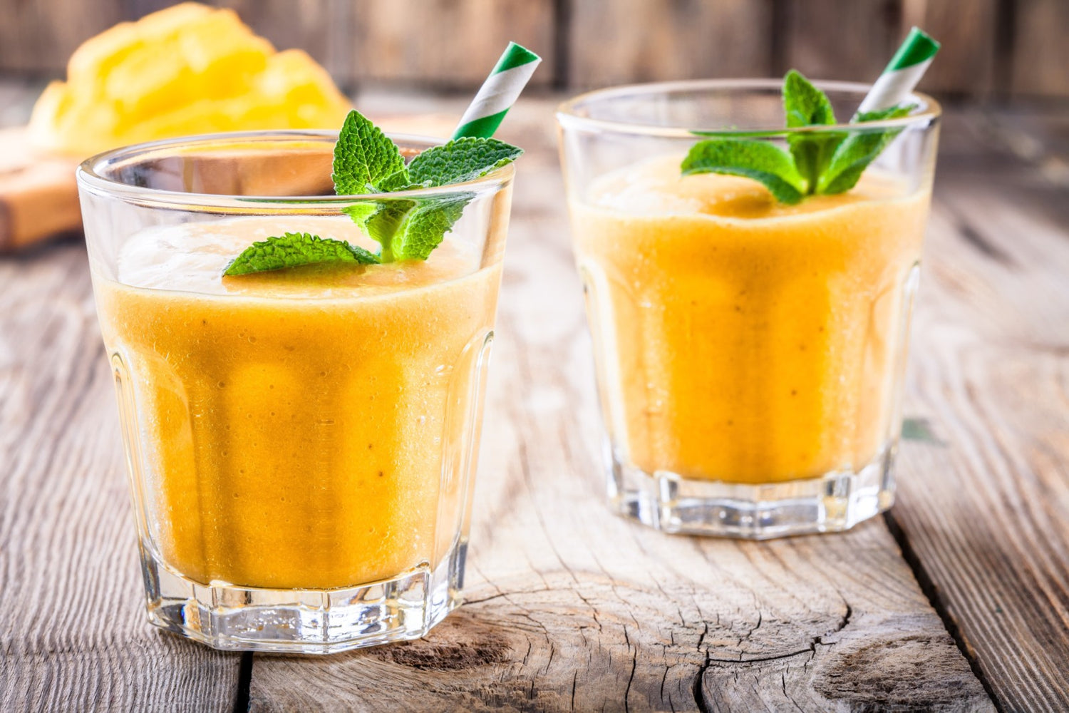 Smoothie mangue – menthe