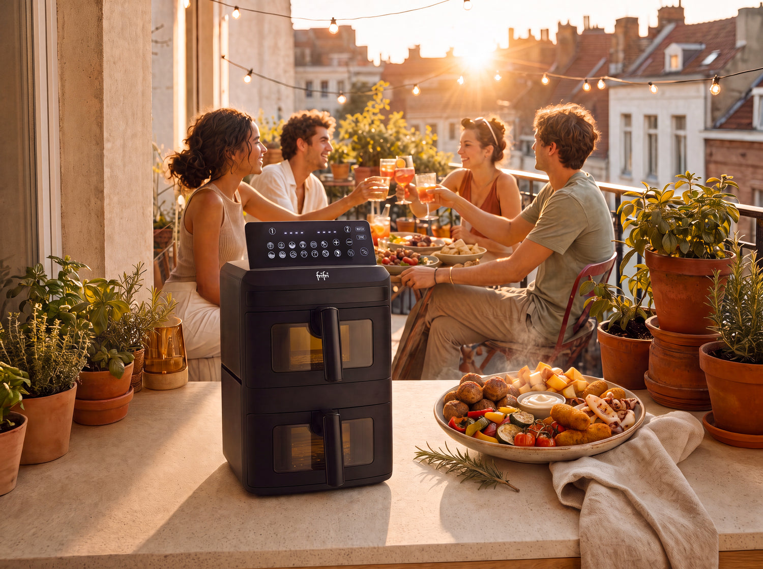 L'apéro commence avec Frifri.