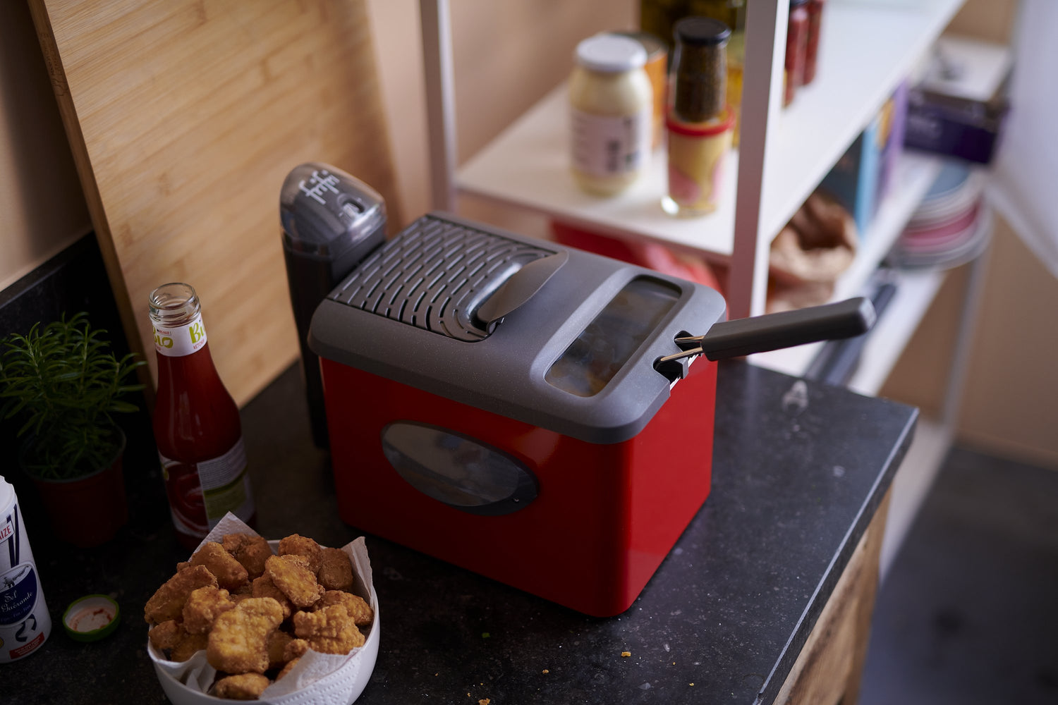 Friteuse Expert 3,5L Rouge