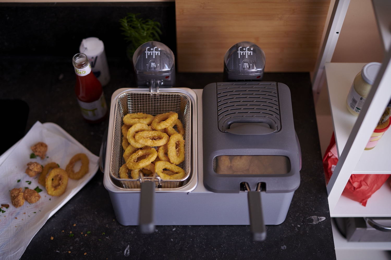 Friteuse double cuve 2x 3,5L