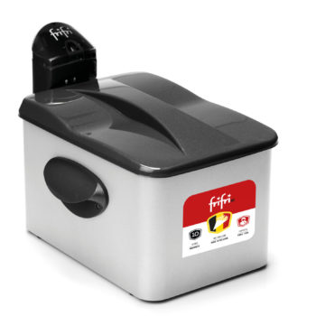 La Friteuse Expert : Metal / 45l / 3200 / De-rangement / Gris