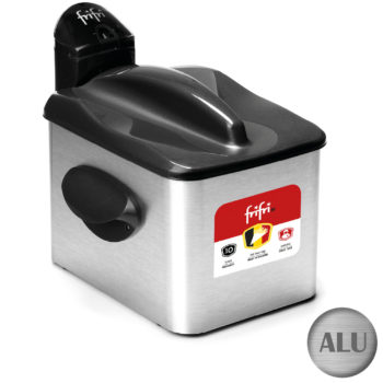 La Friteuse Expert : Aluminium / 35l / 3200 / De-rangement / Gris
